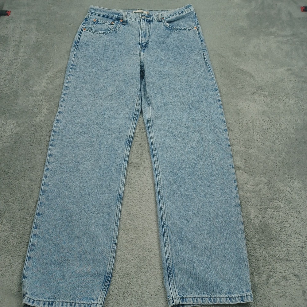 Levis Jeans Womens 30 Blue Denim Low Pro Straight Light Wash Preppy Casual